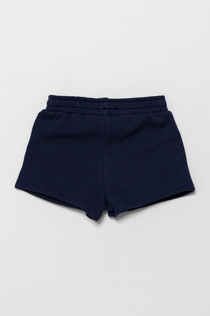 United Colors of Benetton szorty bawełniane dziecięce 3J70G901R.P.Seasonal granatowy SS25