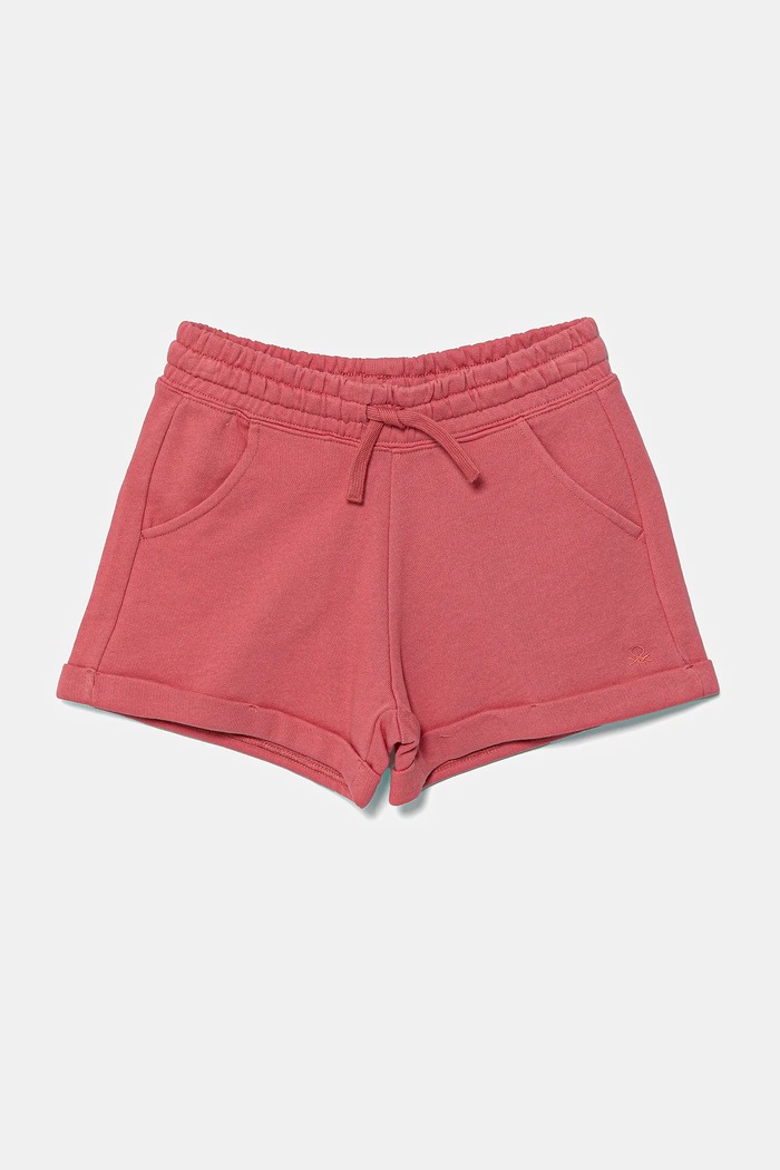 United Colors of Benetton szorty bawełniane dziecięce bawełna różowy 3J68C901C.G.Season.PPYA
