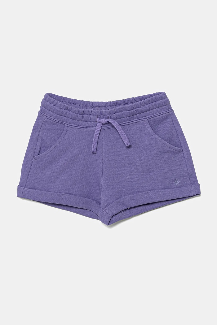 United Colors of Benetton szorty bawełniane dziecięce bawełna fioletowy 3J68C901C.G.Season.PPYA