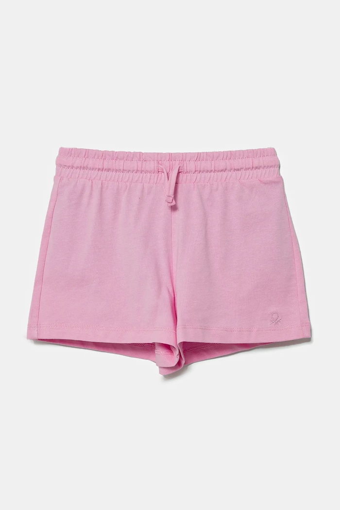 United Colors of Benetton Szorty bawełniane dziecięce różowy 3BL0G901T.P.Seasonal