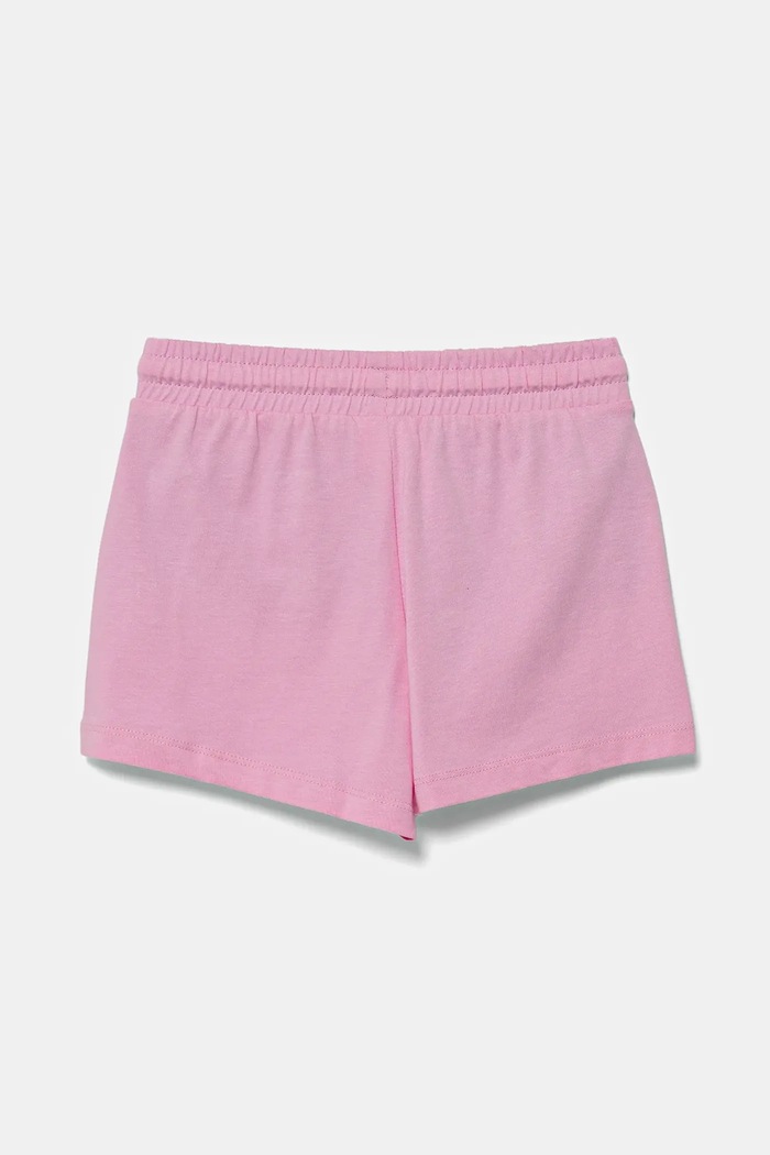 United Colors of Benetton Szorty bawełniane dziecięce 3BL0G901T.P.Seasonal różowy SS25