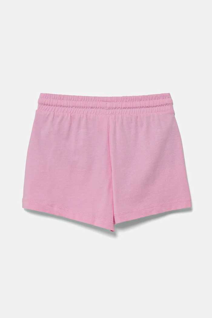 United Colors of Benetton Szorty bawełniane dziecięce 3BL0G901T.P.Seasonal różowy SS25