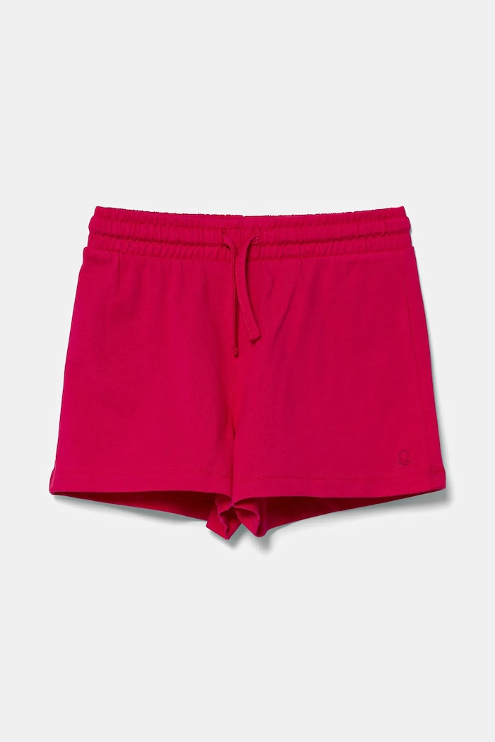 United Colors of Benetton szorty bawełniane dziecięce bawełna różowy 3BL0G901T.P.Seasonal