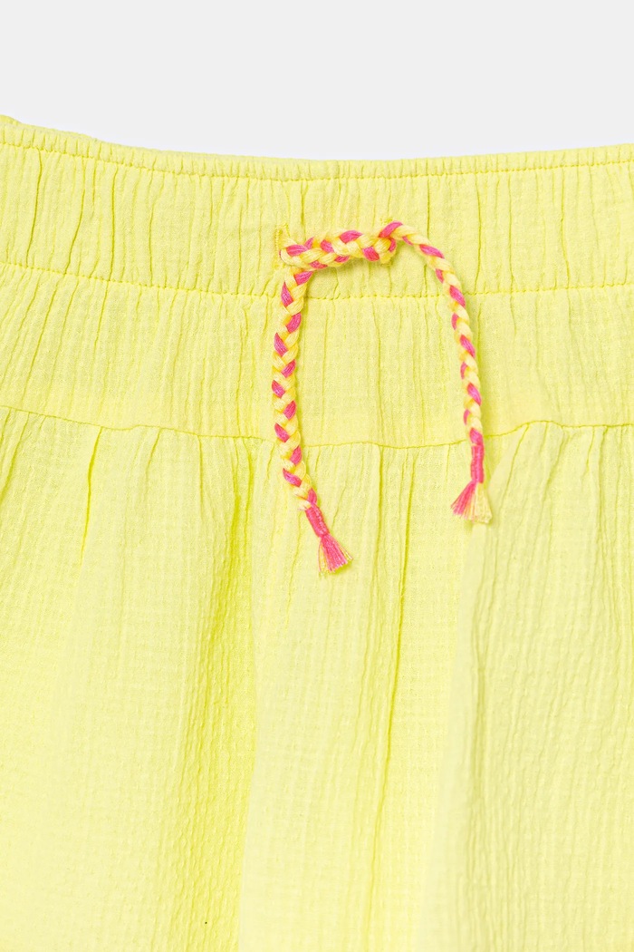 Lány United Colors of Benetton gyerek pamut rövidnadrág 4M6BG902S.P.Seasonal zöld