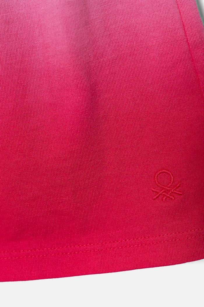 Dziewczynka United Colors of Benetton szorty bawełniane dziecięce 3NPDC903G.G.Seasonal różowy