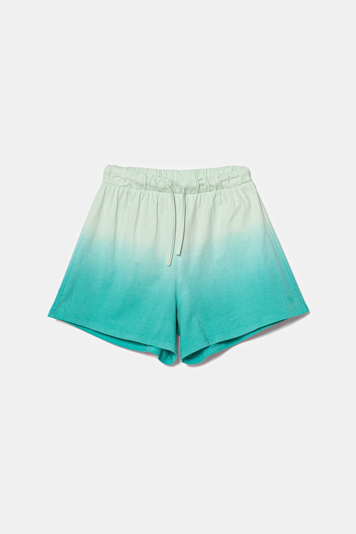 United Colors of Benetton szorty bawełniane dziecięce bawełna turkusowy 3NPDC903G.G.Seasonal
