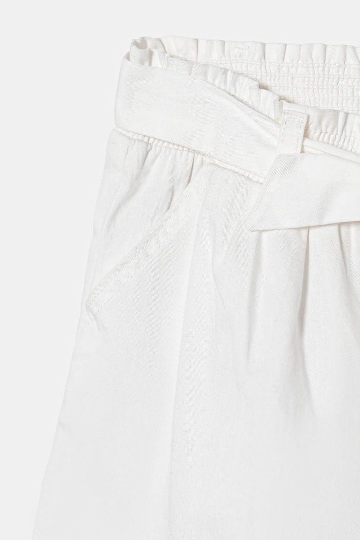 Dziewczynka United Colors of Benetton szorty bawełniane dziecięce 47RGG9030.P.Seasonal biały
