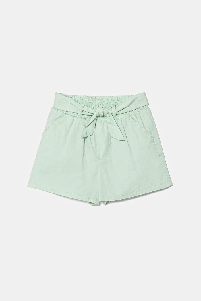 Детски памучен къс панталон United Colors of Benetton памук зелен 47RGG9030.P.Seasonal