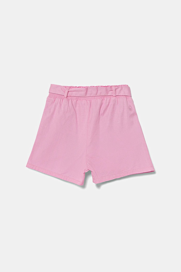 United Colors of Benetton szorty bawełniane dziecięce 47RGG9030.P.Seasonal różowy SS25