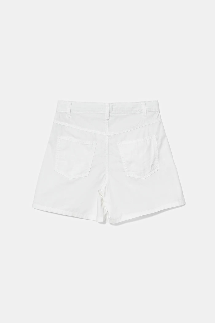 United Colors of Benetton szorty bawełniane dziecięce 47RGC903Y.G.Seasonal biały SS25