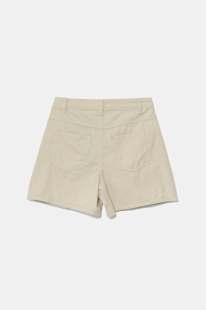 United Colors of Benetton szorty bawełniane dziecięce 47RGC903Y.G.Seasonal beżowy SS25