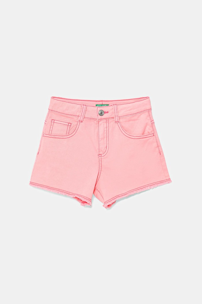 Dječje kratke hlače United Colors of Benetton bez uzorka roza 4O69C9040.G.Seasonal