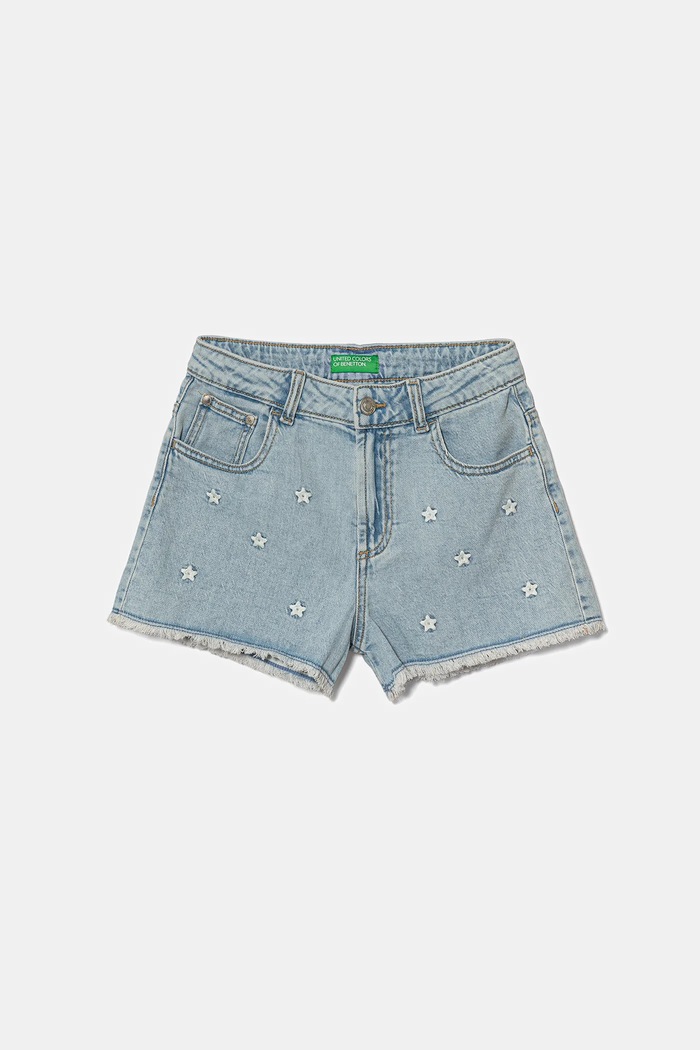 Παιδικό σορτς τζιν United Colors of Benetton τζιν μπλε 4UTPC9049.G.Seasonal