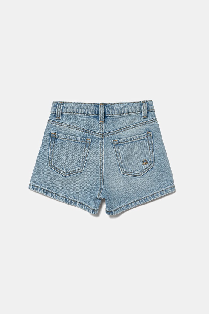Παιδικό σορτς τζιν United Colors of Benetton 42MHG902W.P.Seasonal μπλε SS25