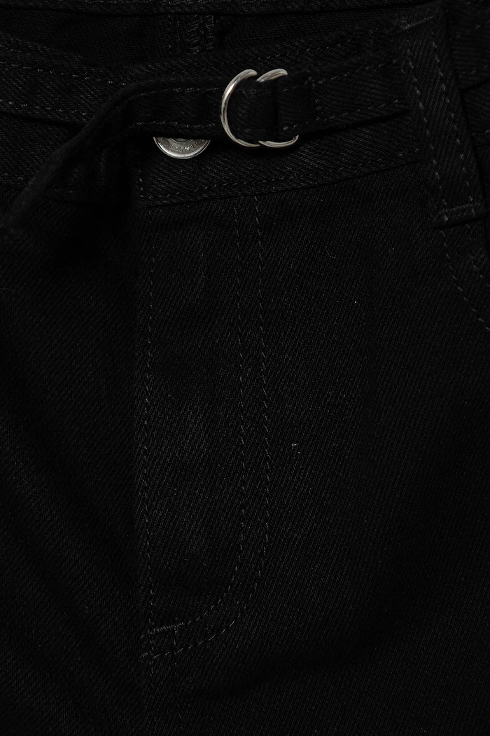 DÍVKA Dětské riflové kraťasy United Colors of Benetton 4PLRC903Z.G.Seasonal černá