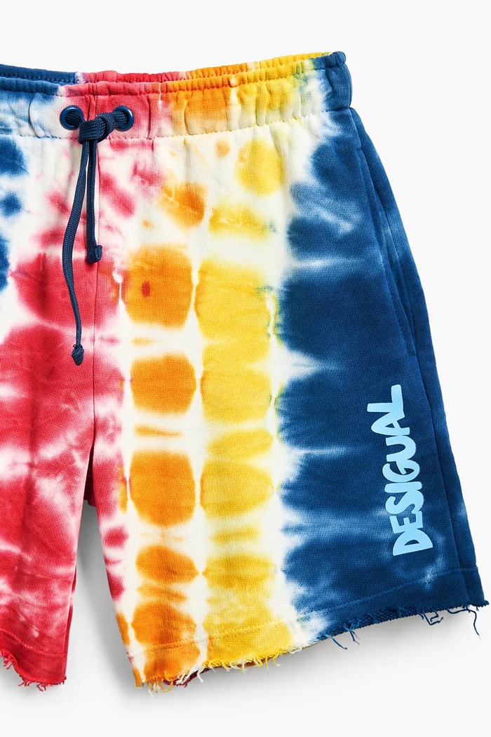 Desigual szorty bawełniane dziecięce 25SBPK03 żółty