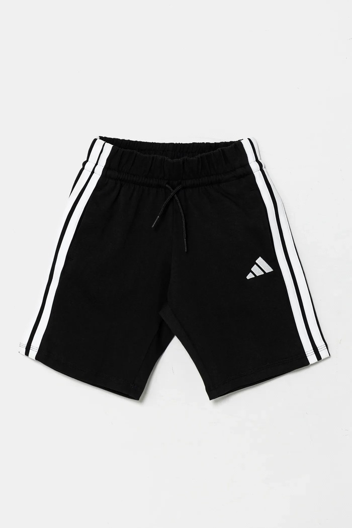 adidas pantaloni scurți din bumbac pentru copii JE0310 negru SS26