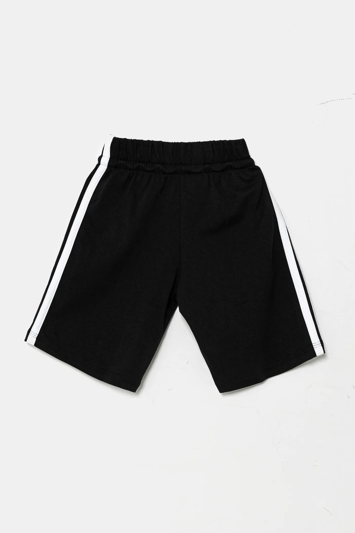 Băieți adidas pantaloni scurți din bumbac pentru copii JE0310 negru