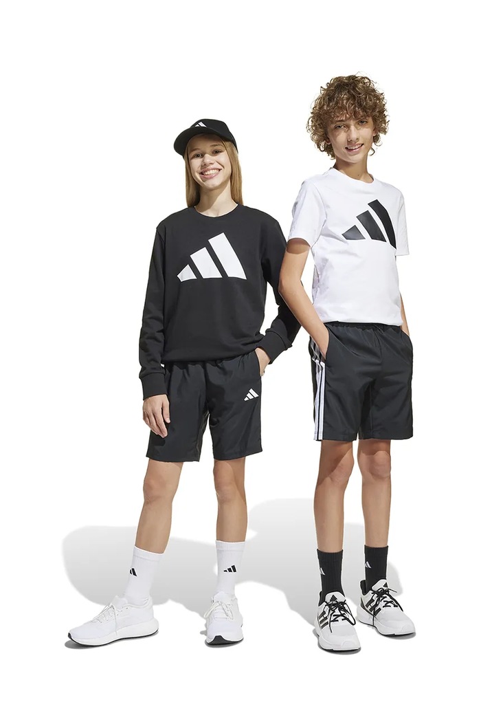 adidas pantaloni scurți copii sport negru JD8189