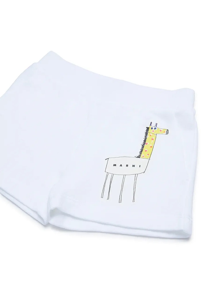 Dječaci Kratke hlače za bebe Marni MP171B SHORTS M01388 bijela