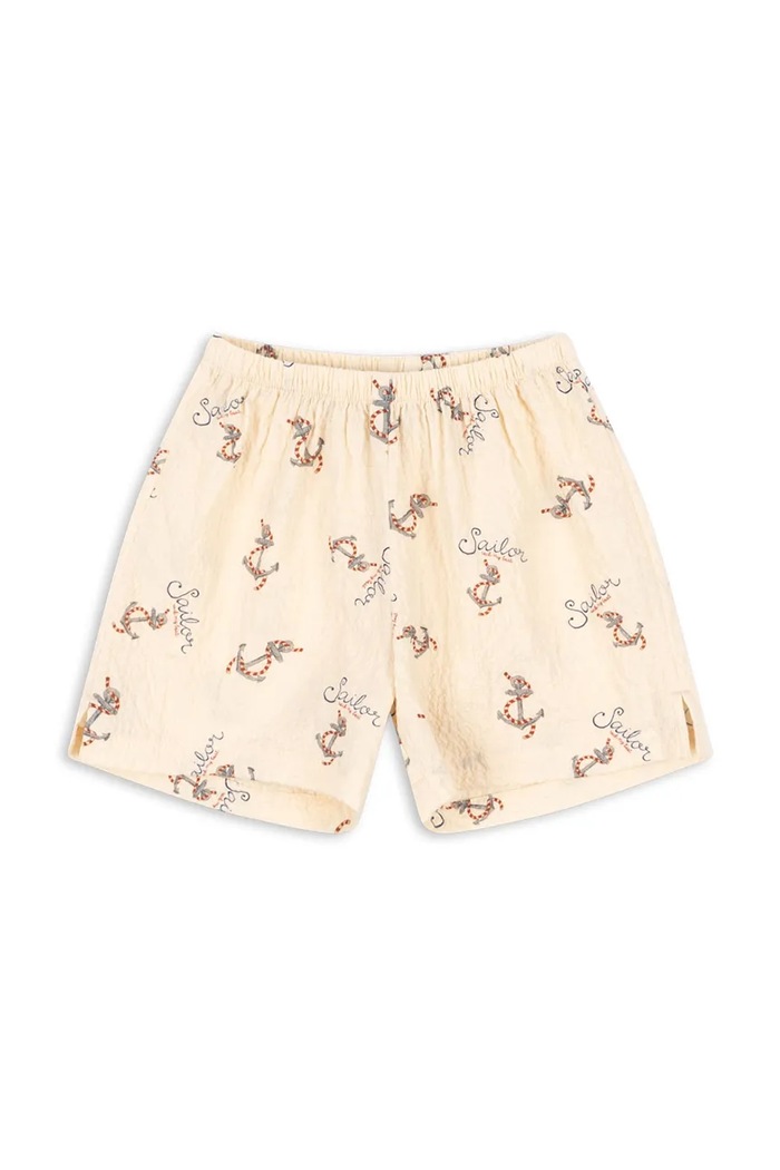 Kraťasy Konges Sløjd ELLIOT SHORTS GOTS KS103170 béžová SS25