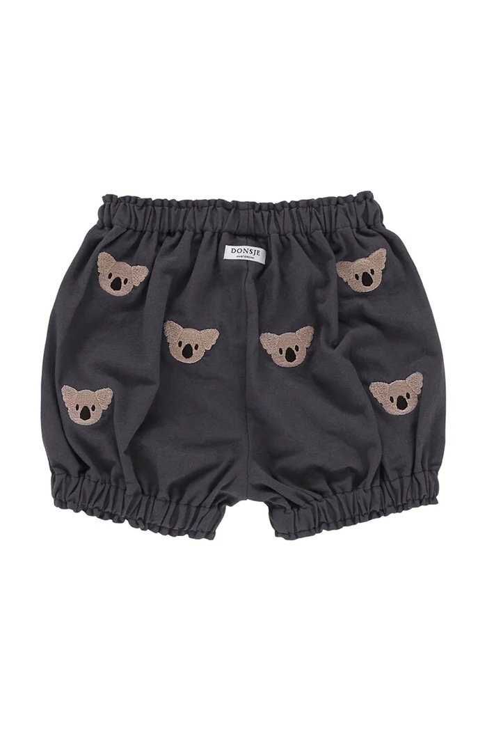 Kratke pamučne hlače za bebe Donsje Carson Bloomers Koalas 3029804 siva AA00