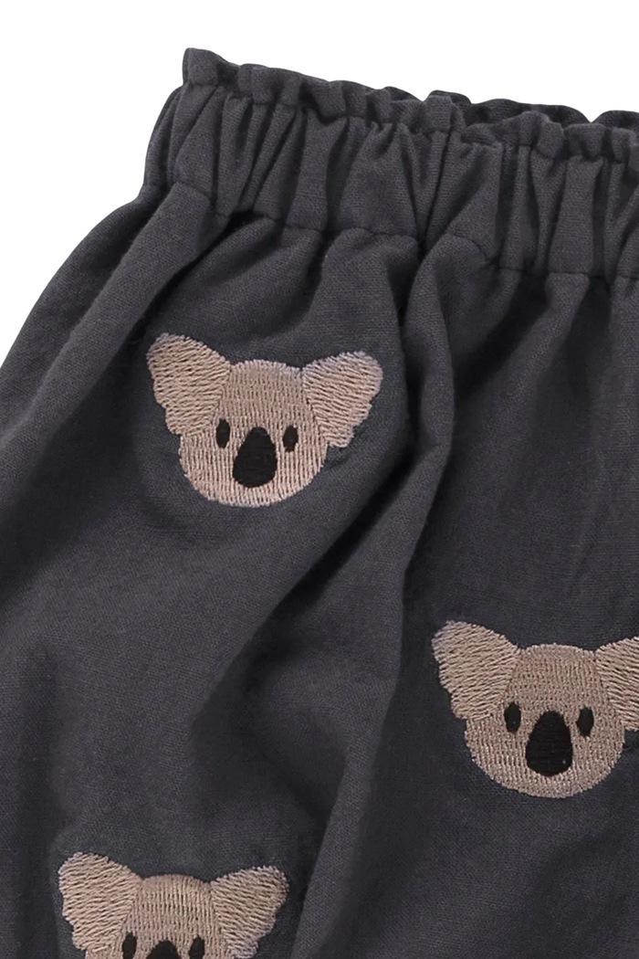Dječaci Kratke pamučne hlače za bebe Donsje Carson Bloomers Koalas 3029804 siva