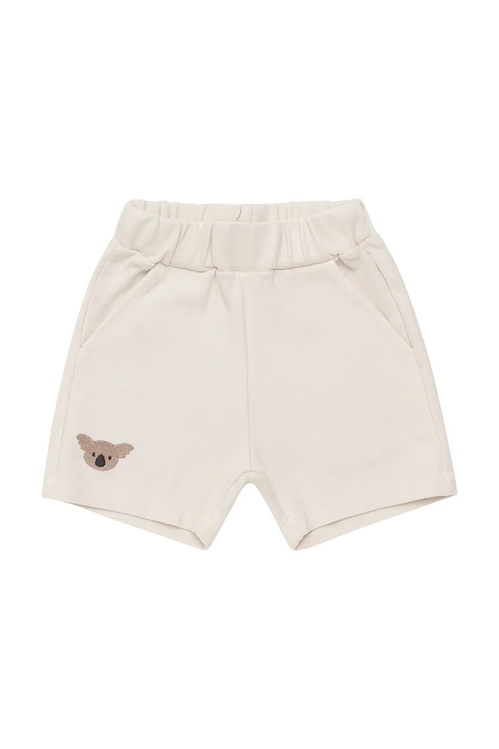 Βρεφικό βαμβακερό σορτς Donsje Ithri Shorts Koala 4096002.68.92 λευκό SS25