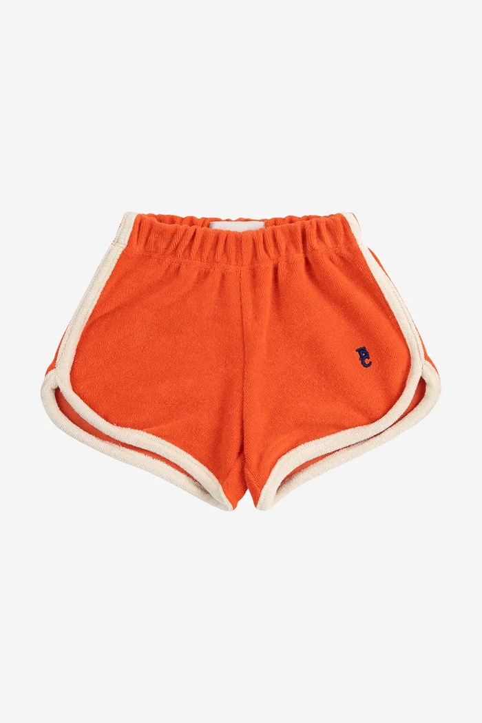 Kratke pamučne hlače za bebe Bobo Choses 125AB043 narančasta SS25