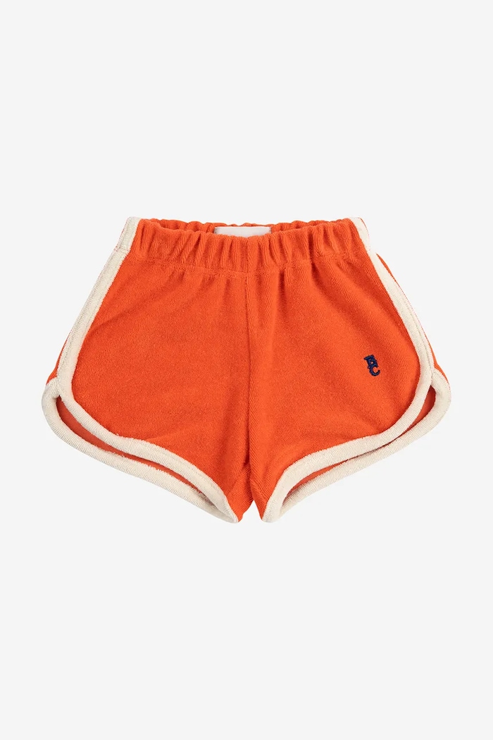 Kratke pamučne hlače za bebe Bobo Choses 125AB043 narančasta SS25