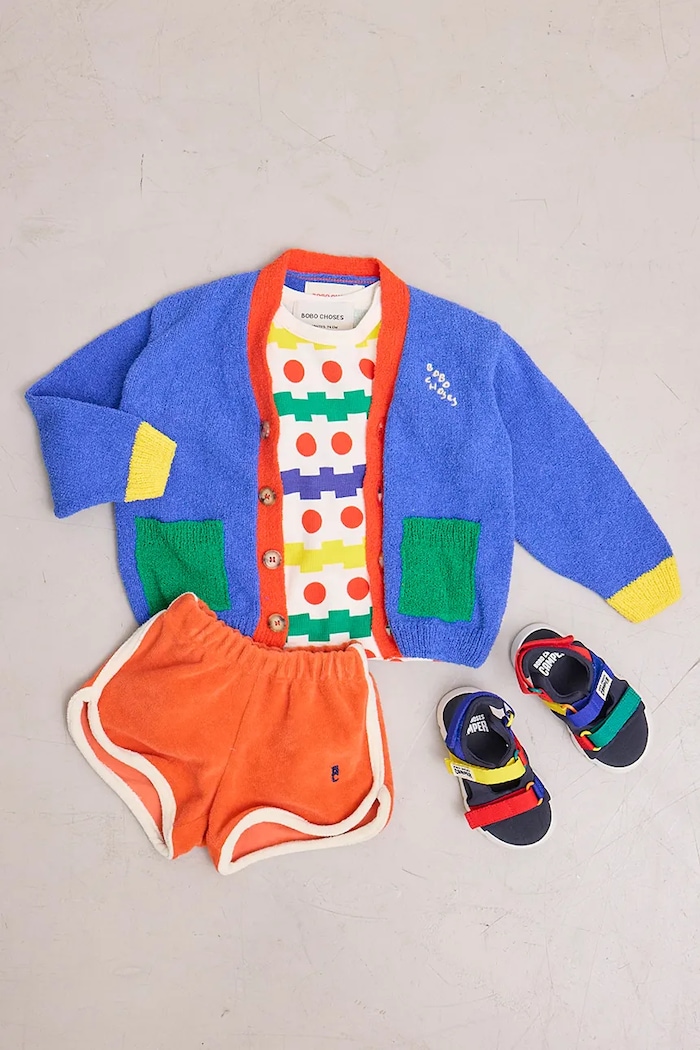Kratke pamučne hlače za bebe Bobo Choses 125AB043