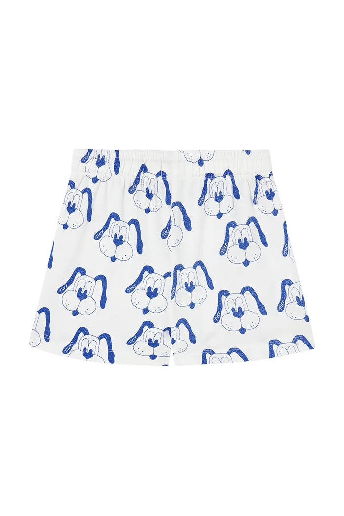 Dječje pamučne kratke hlače Tinycottons DOGS SHORT SS25.461 bež SS25