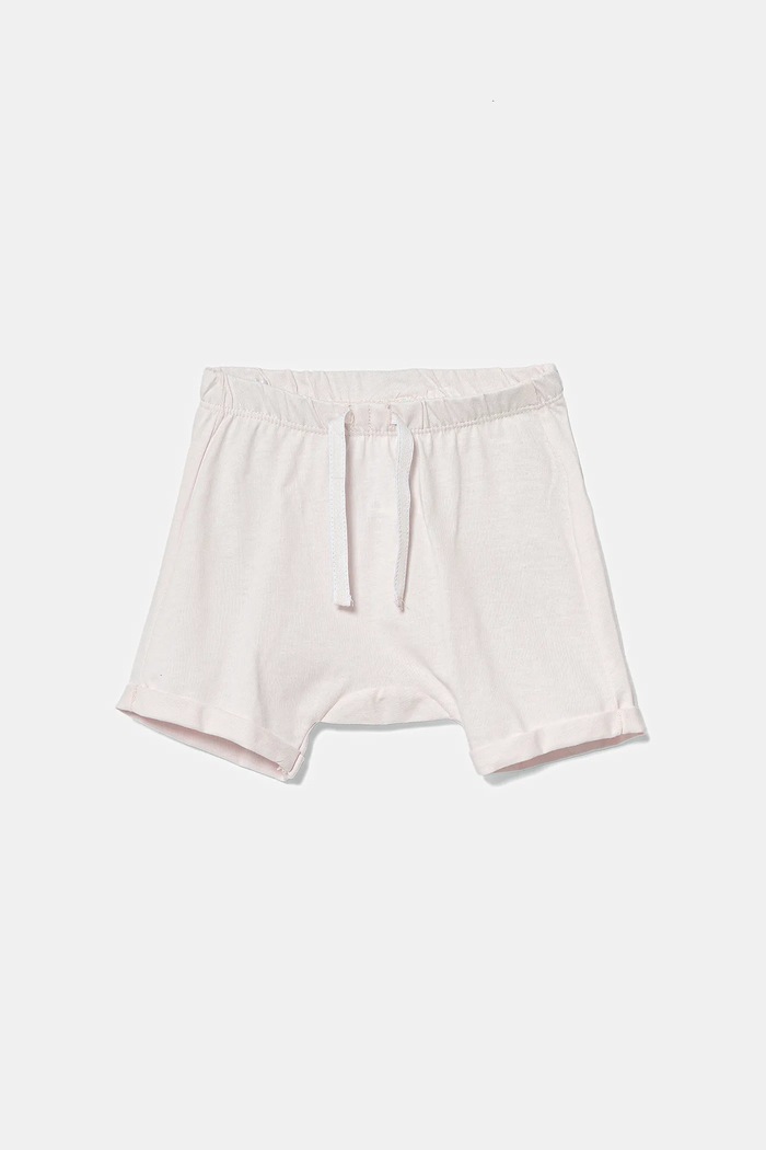 Βρεφικό βαμβακερό σορτς United Colors of Benetton 3MI5A900H.W.Seasonal ροζ SS25