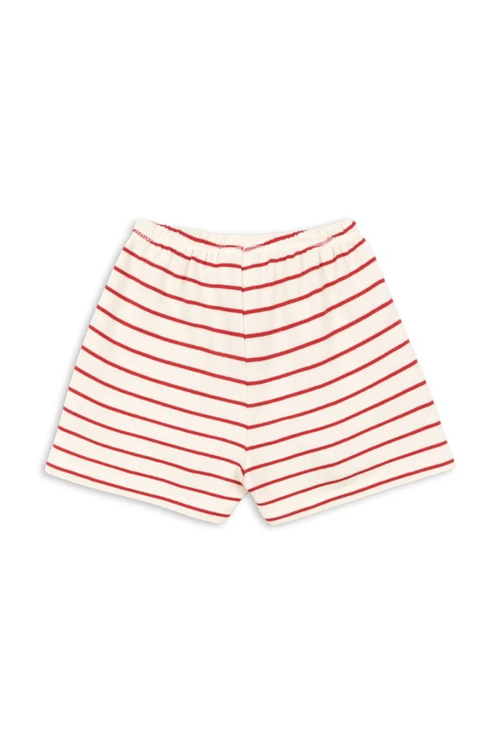 Момче Детски памучен къс панталон Konges Sløjd RHW X KS LARGO SHORTS GOTS KS103607 червен