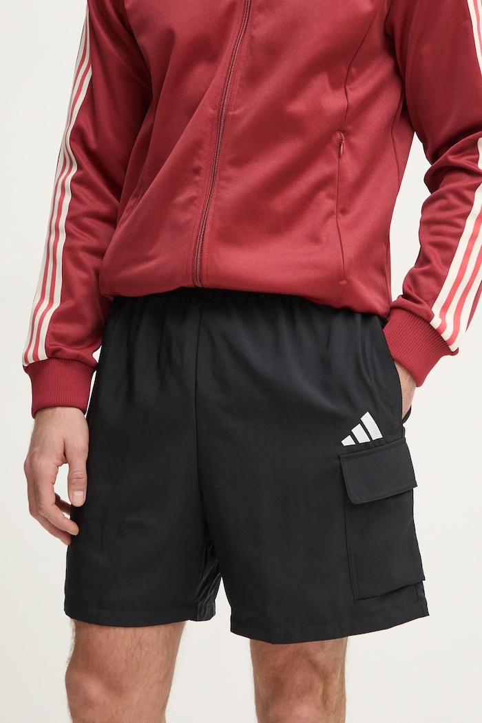 Kratke hlače adidas Chelsea tkanina crna JF3530