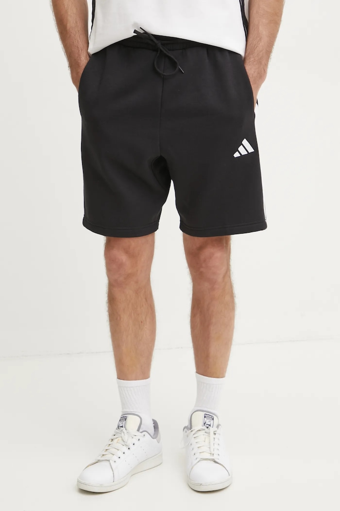 Šortky adidas Essentials pletenina čierna JD1855