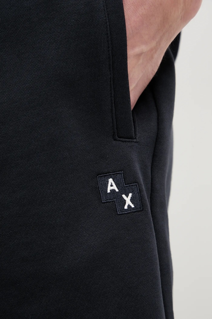 Bavlněné šortky Armani Exchange námořnická modř XM000471.AF13109
