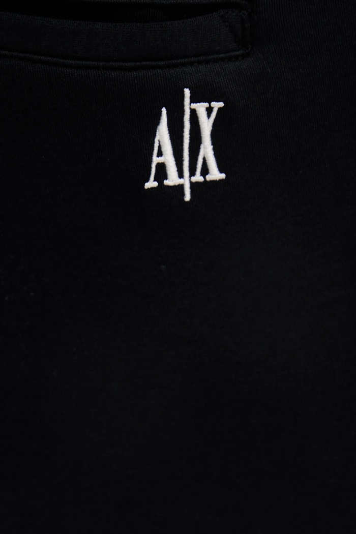 Armani Exchange къс панталон мъжки с памук тъмносин XM000372.AF10818.NOS