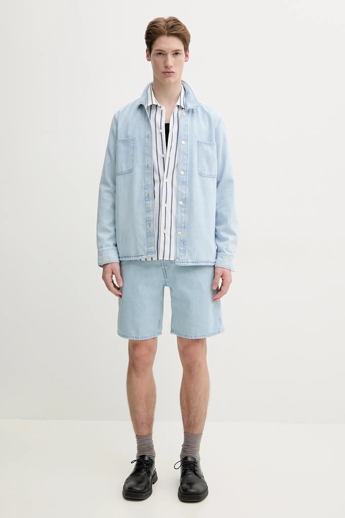 Marc O'Polo pantaloni scurti 5000006261 albastru SS25