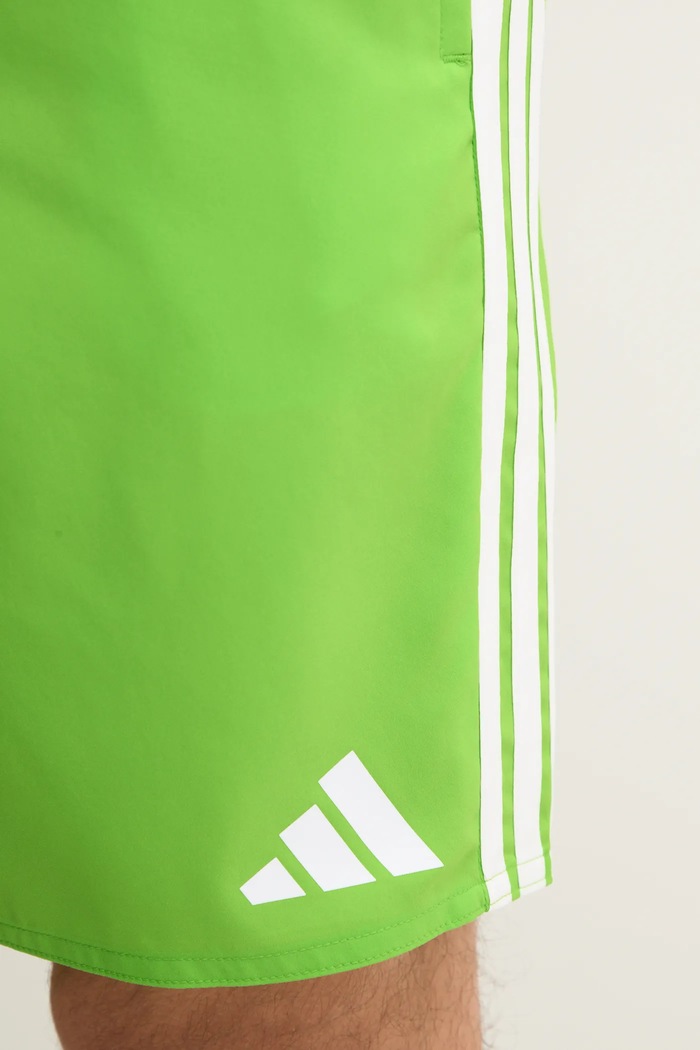 Plavkové šortky adidas 3S BLD SH 8IN zelená JD4242