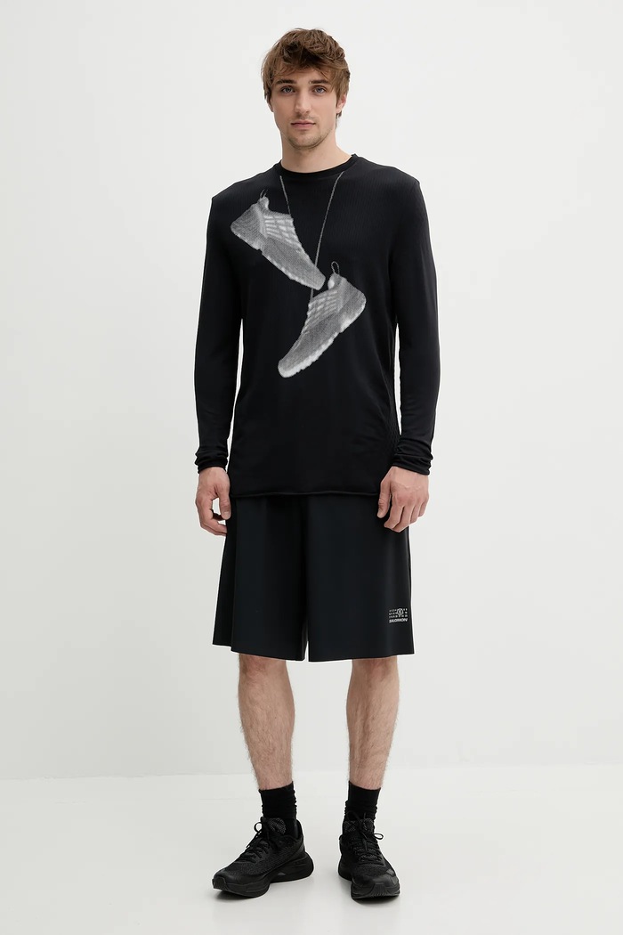 Šortky MM6 Maison Margiela x Salomon SH0MU0017 čierna SS25