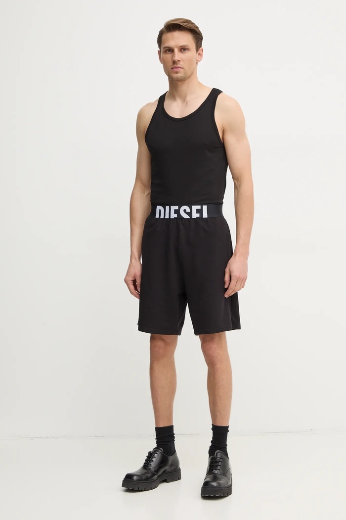 Diesel Kraťasy Diesel DYLAN-D-POP SHORTS černá A17684.0DCBK