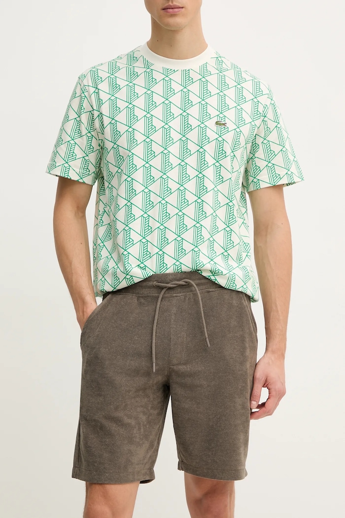 Lindbergh pantaloni scurți tricotaj verde 30.508007.DK.STONE