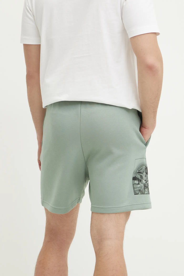 Kraťasy adidas x Mandalorian JI5722 zelená SS25