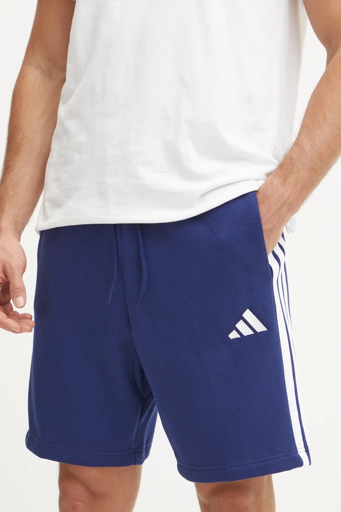 adidas szorty Essentials dzianina granatowy JE8866
