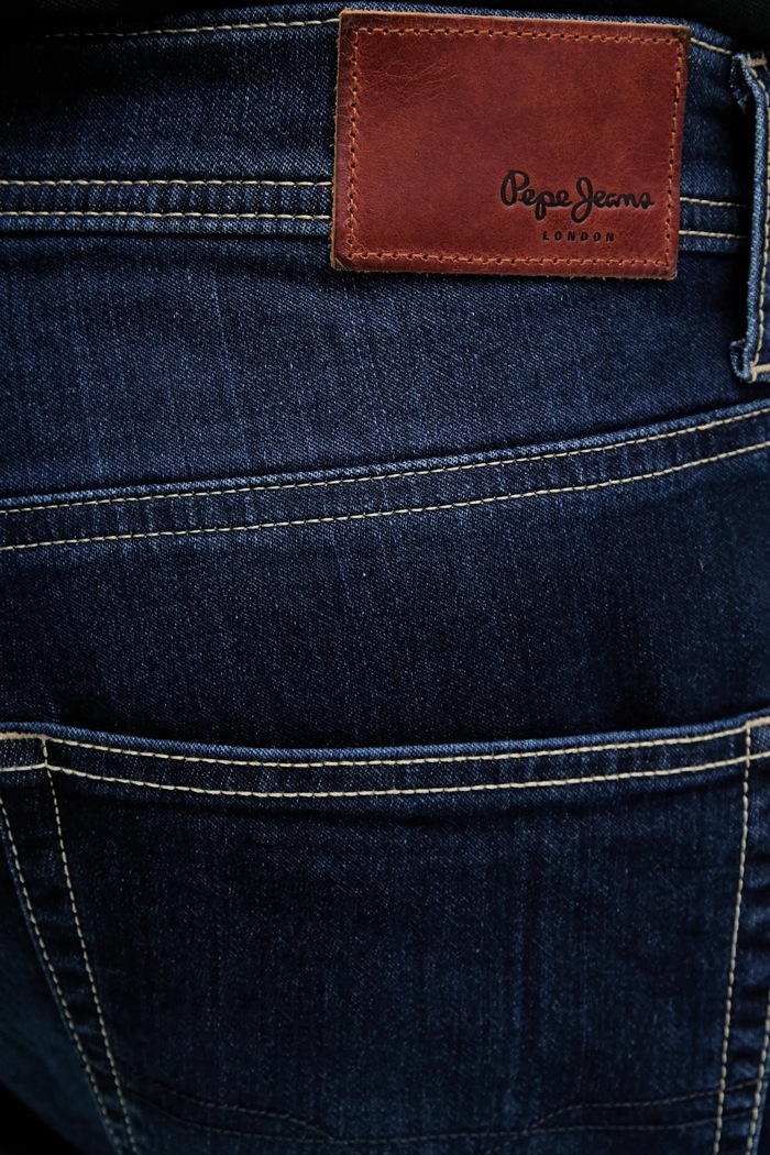 Szorty jeansowe SLIM GYMDIGO SHORT TRACK Pepe Jeans PM801075EE4 granatowy