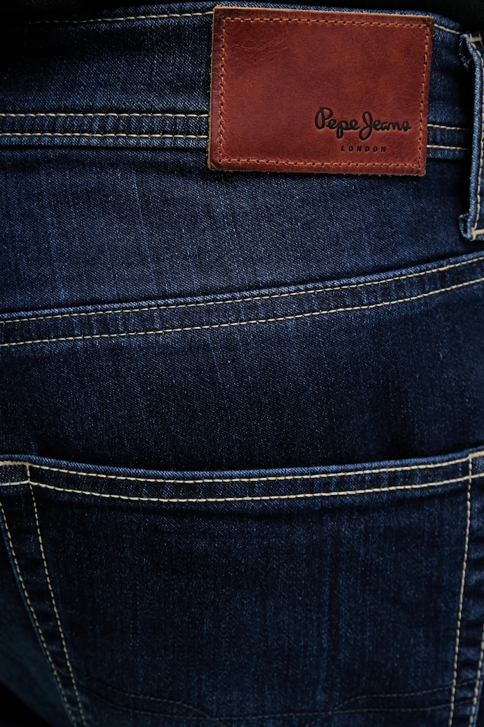 Szorty jeansowe SLIM GYMDIGO SHORT TRACK Pepe Jeans PM801075EE4 granatowy