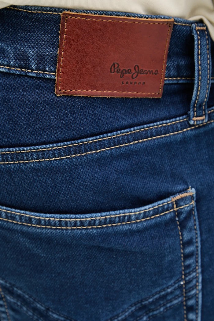 Pepe Jeans farmer rövidnadrág RELAXED GYMDIGO SHORT CALLEN sötétkék PM801185EF6