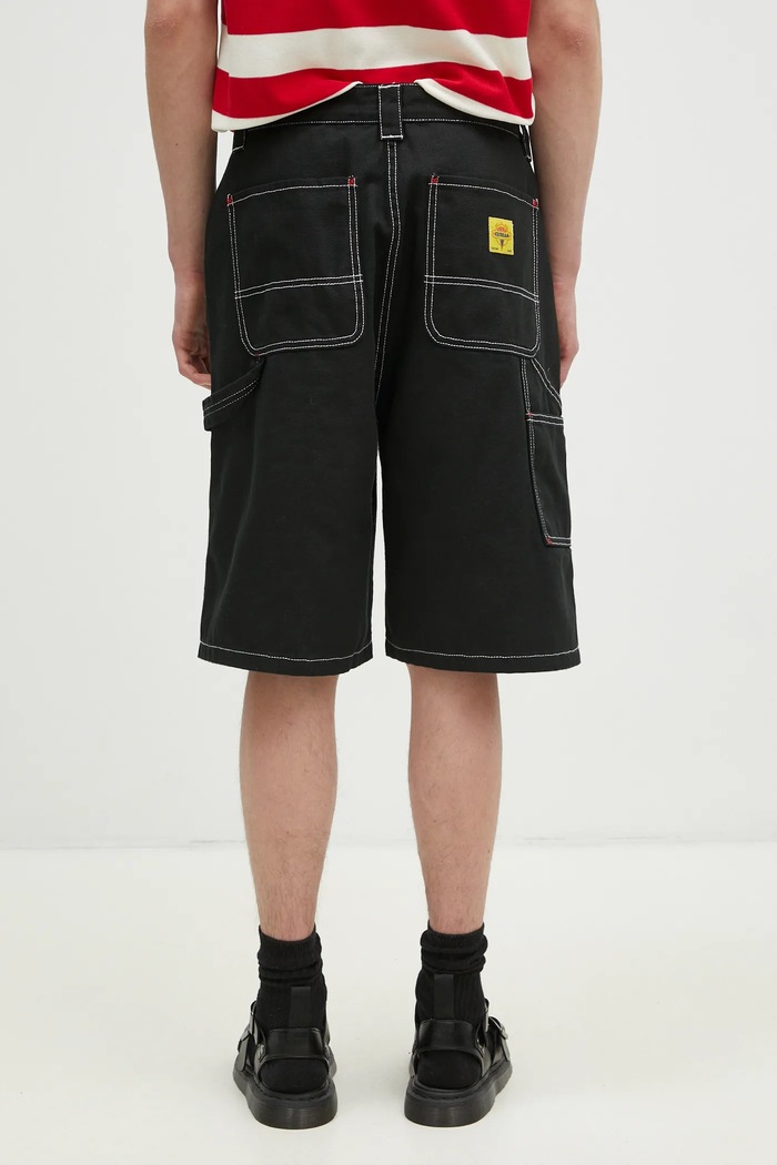 Oblačila Jeans kratke hlače ICECREAM Canvas Carpenter Shorts ICW002 črna
