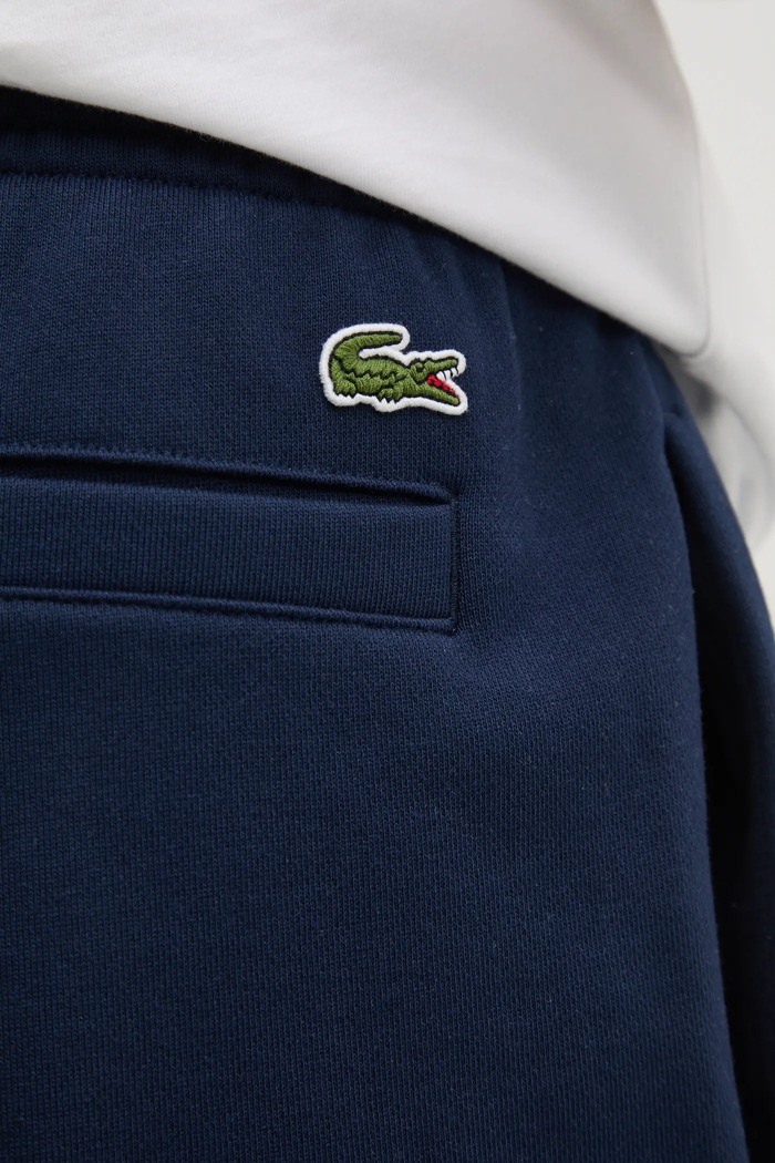 Bavlněné šortky Lacoste námořnická modř GH0990
